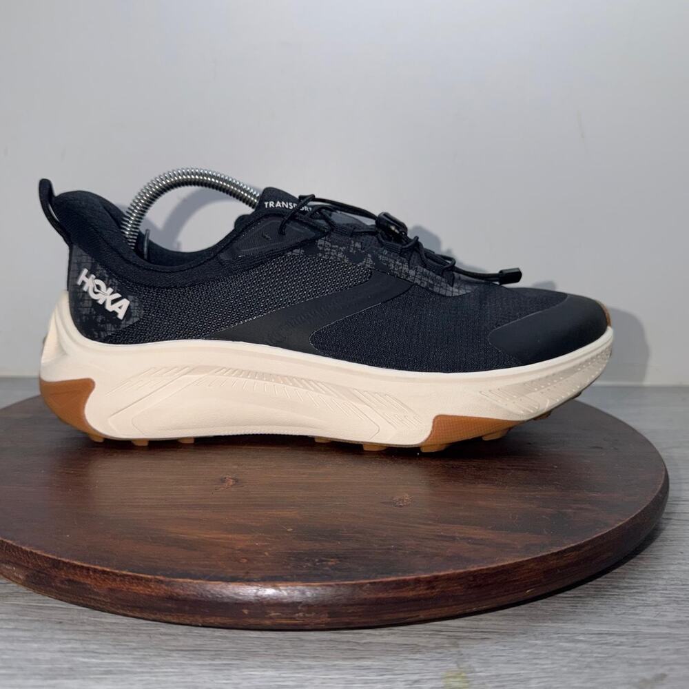 Hoka One One Transport 2 Women’s Size 9.5D Black Alabaster Shoes 1174777 BKLB